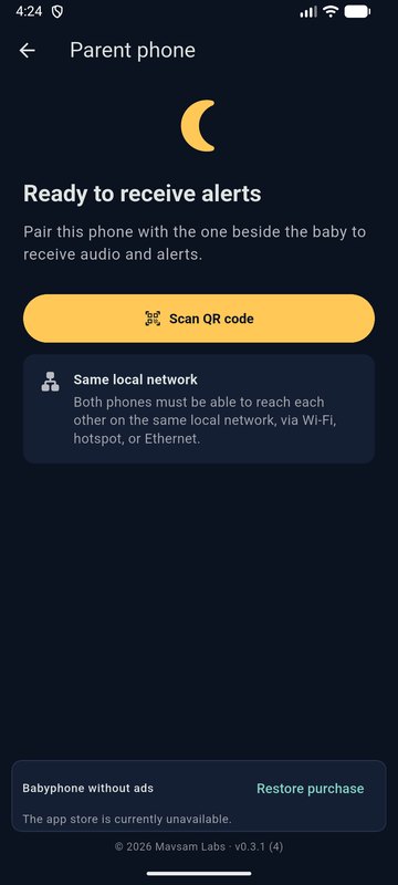 Teléfono Padres listo para emparejar